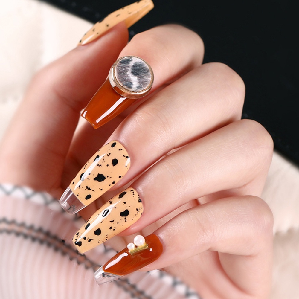 [Hàng mới về] Set 10 phụ kiện hợp kim 3D trang trí móng nghệ thuật dành cho nữ