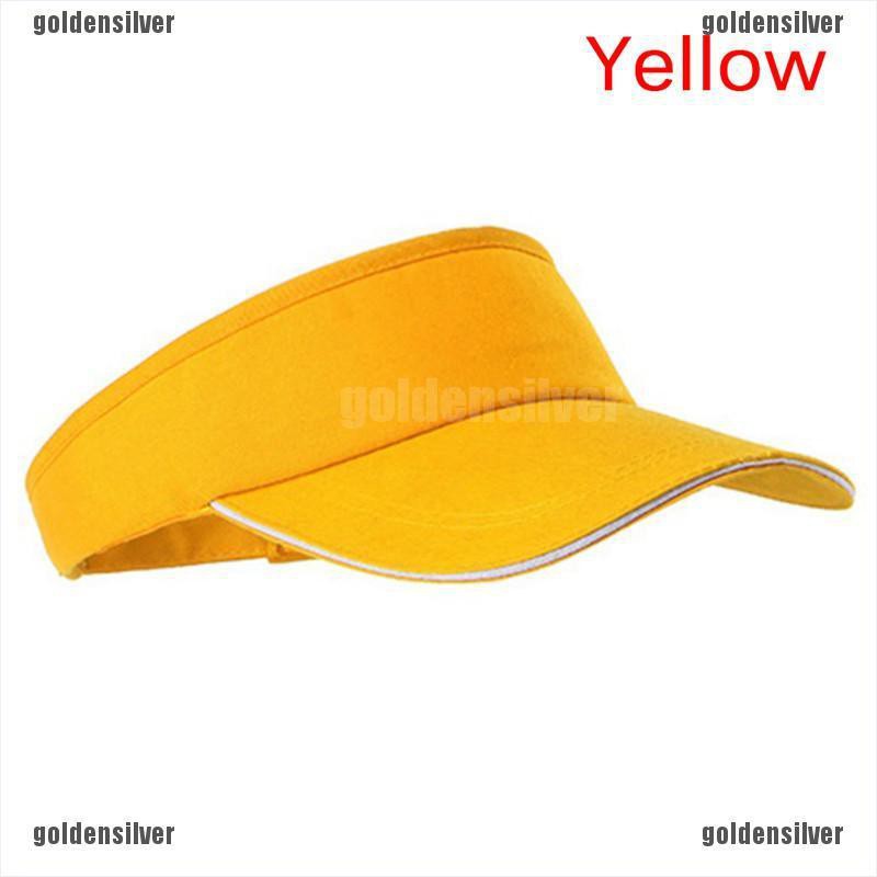 Mũ lưỡi trai thể thao chống nắng thoáng khí màu trơn có thể điều chỉnh cho nam và nữ