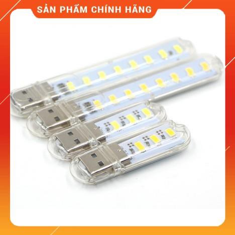 Thanh đèn LED mini gồm 3/8 bóng thiết kế cổng cắm USB thích hợp để bàn học