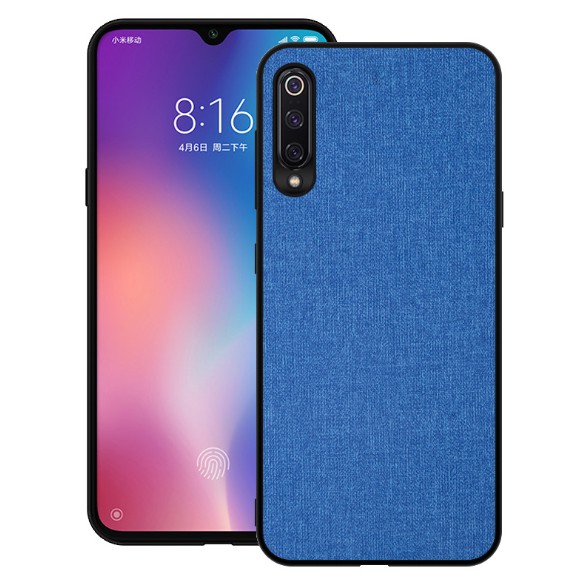 Ốp lưng xiaomi CC9e / CC9 vân vải jean cao cấp