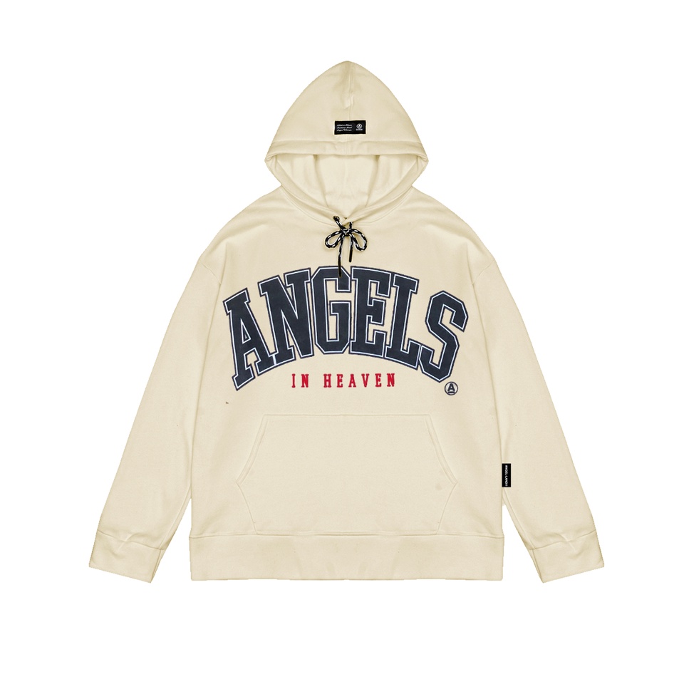 Áo Khoác Hoodie AngelLand ANGELS IN HEAVEN Màu KEM Chính hãng Nỉ Bông [AIC]