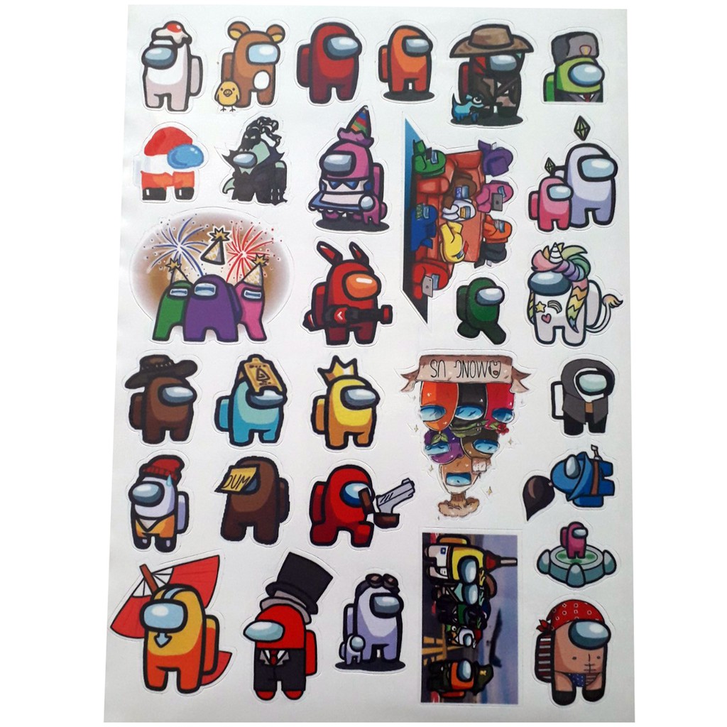 Sticker/ Hình dán Among Us