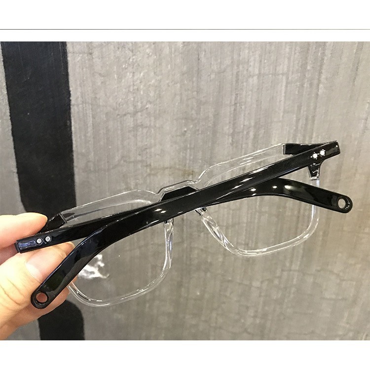 ❃♠♧ Kính Gọng Nhựa Vuông Cube Thời Trang 3 Màu Thay Được Mắt Cận | BigBuy360 - bigbuy360.vn