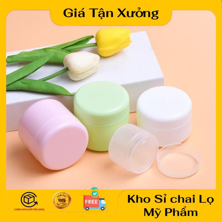 Hủ Đựng Kem ❤ TRÙM SỈ ❤ Hũ chiết kem Hồng Thái 100g đựng mỹ phẩm , phụ kiện du lịch