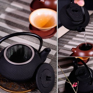 Ấm Trà Sắt Màu Đen 300ml