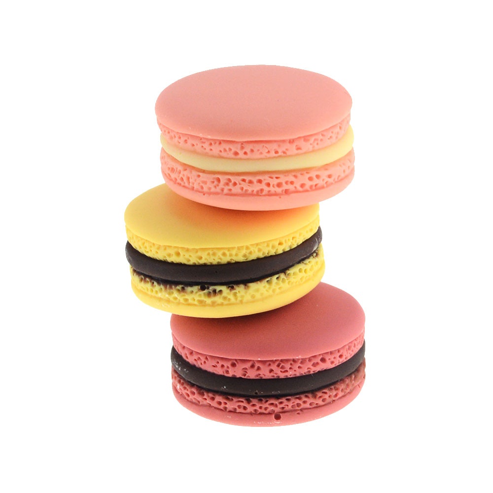 4 miếng/macaron thực phẩm trang trí giả giả đạo cụ thực phẩm mô hình món tráng miệng bàn đồ ăn nhẹ trang trí bánh nhân tạo trang trí gia đình