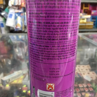 Xịt Muỗi Raid Hương Lavender 600ML