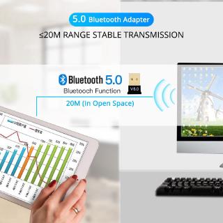 Đầu Chuyển Đổi USB Thu Tín Hiệu Bluetooth 5.0 Cho Máy Tính