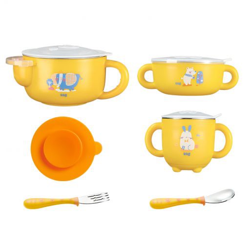CHÍNH HÃNG - BỘ BÁT ĂN DẶM SET 5 AAG HÀN QUỐC