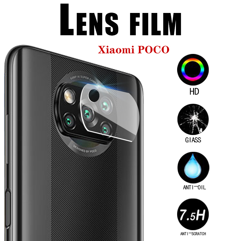 Kính Cường Lực Bảo Vệ Camera Cho Xiaomi Poco X3 Nfc F3 GT M3 M2 F2 Pro F1