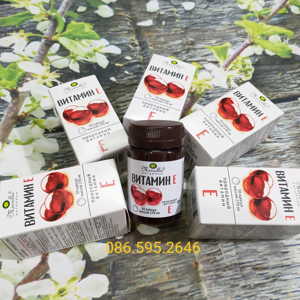VITAM E NGA ĐỎ 270MG CHÍNH HÃNG