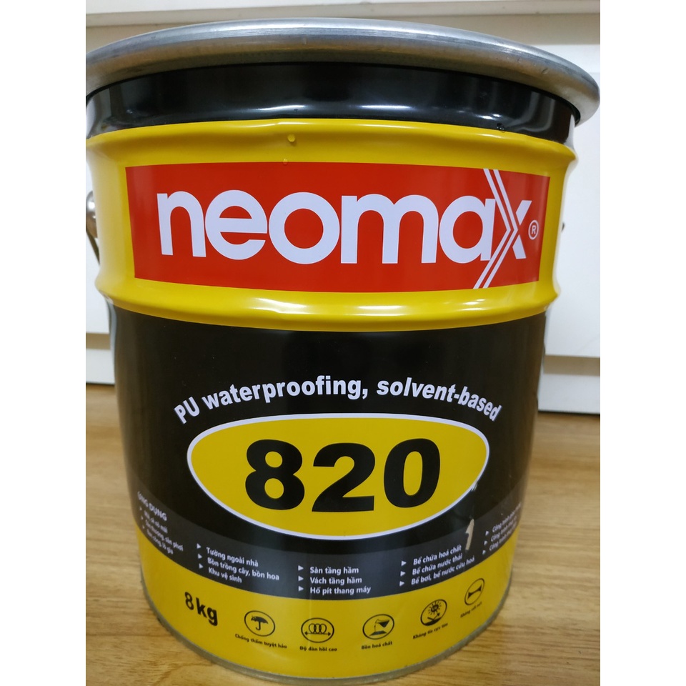 Chống thấm Polyurethane Neomax 820 8kg