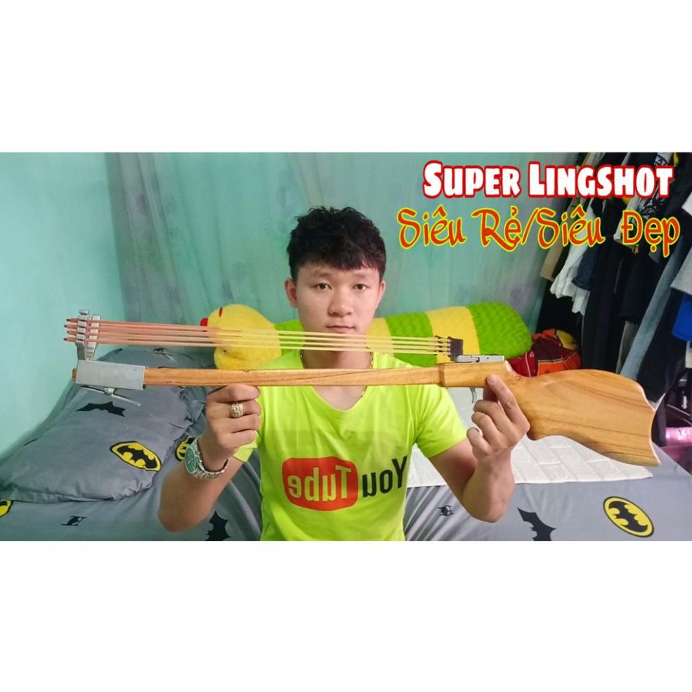 Ná Vip_Cánh Phượng Chân Đạp Inox_ Ná Cao Su ( Super SlingShot )