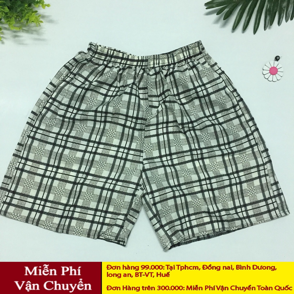 COMBO 5 Quần short nam cotton kiểu dáng caro đẹp mặc ở nhà rất mát và thỏa mái - Chất lượng vượt trội