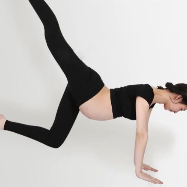 Quần legging bầu, quần tập Yoga bầu đẹp thoải mái tiện lợi