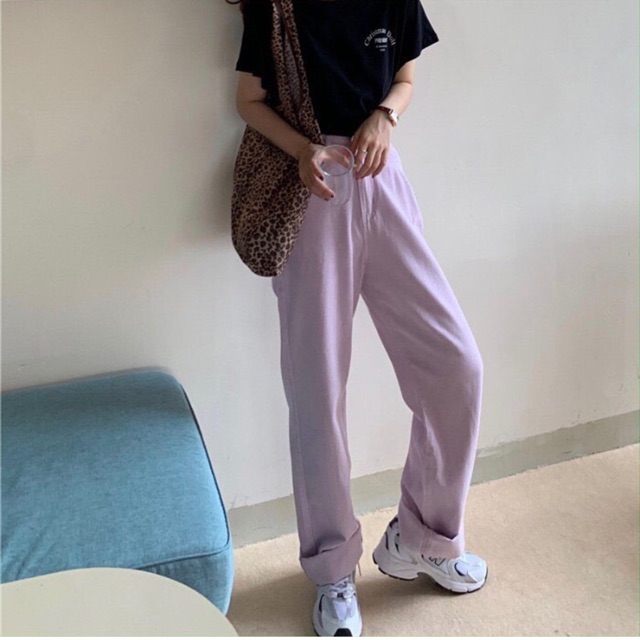 QUẦN BAGGY TÍM