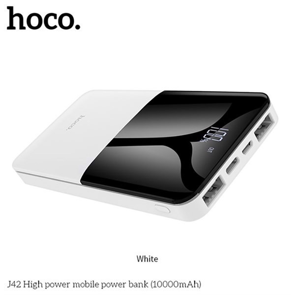 Pin sạc dự phòng Hoco J42 High power 10000mAh 2 cổng sạc in/out - Hàng chính hãng