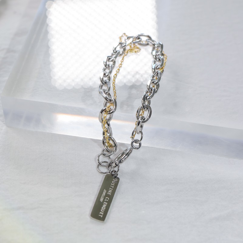 Vòng đeo tay dạng chuỗi kiểu dáng đơn giản thời trang phong cách Hàn Quốc