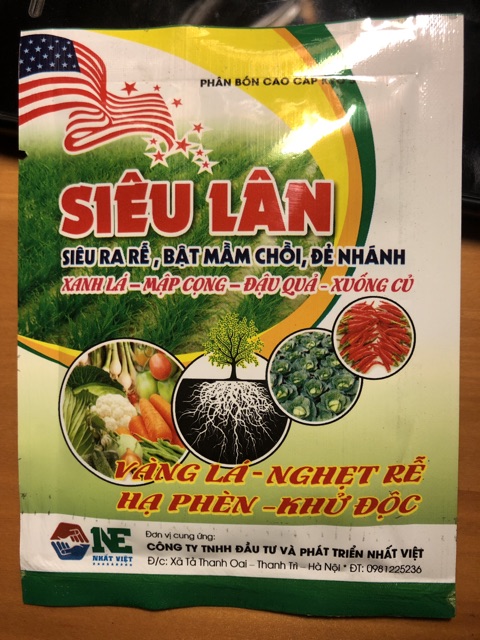 SIÊU LÂN - Siêu ra rễ, bật mầm chồi, đẻ nhánh (gói: 15 gr)