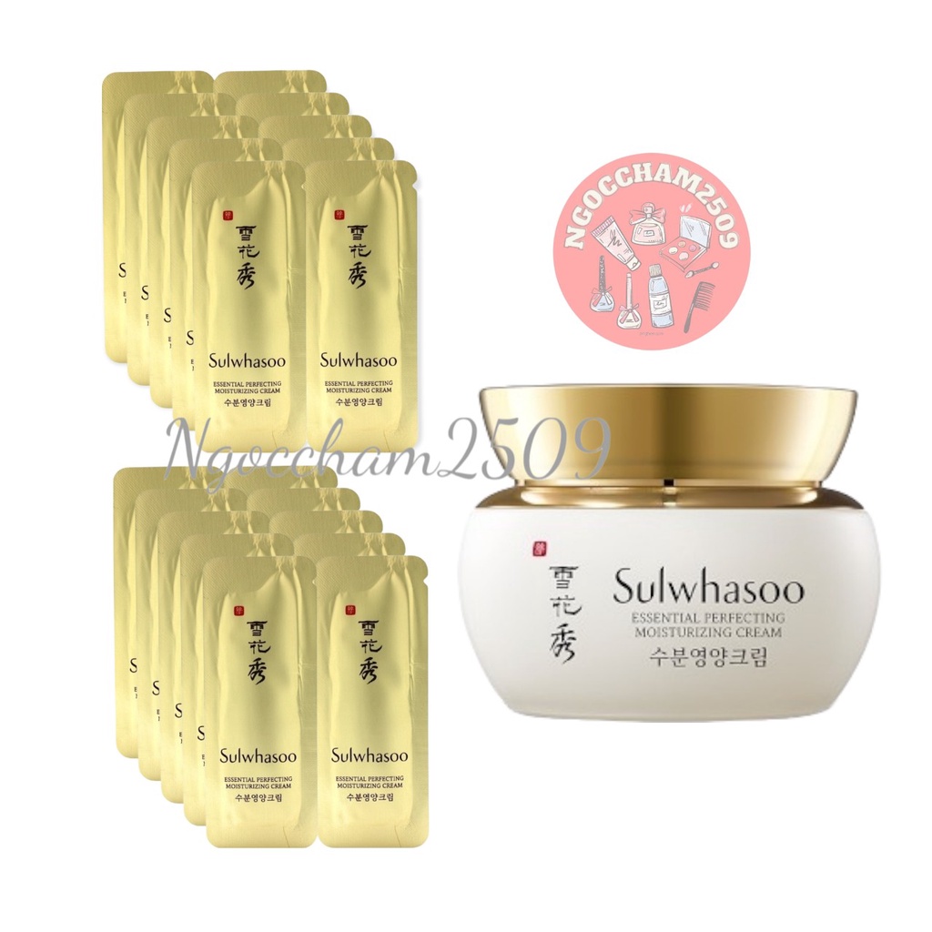 Kem dưỡng săn chắc da Sulwhasoo Moisturizing Cream 1ml/gói - Kem nâng cơ Sulwhasoo