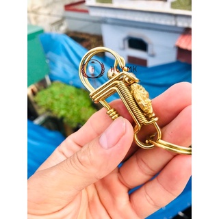 móc khoá thủ công rồng vàng