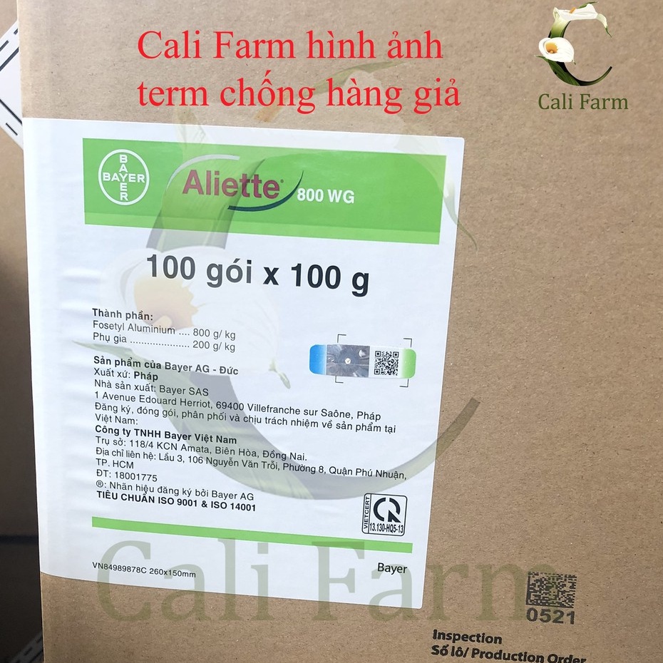 Thuốc trừ bệnh Aliette 800WG 100gram