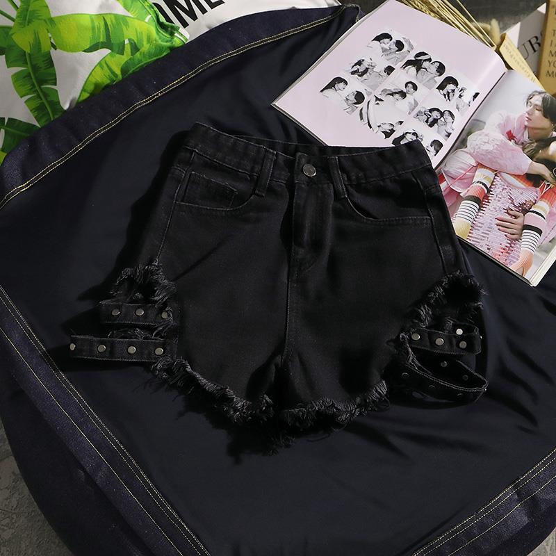 Quần Short Jean Rách Thời Trang Dành Cho Nữ