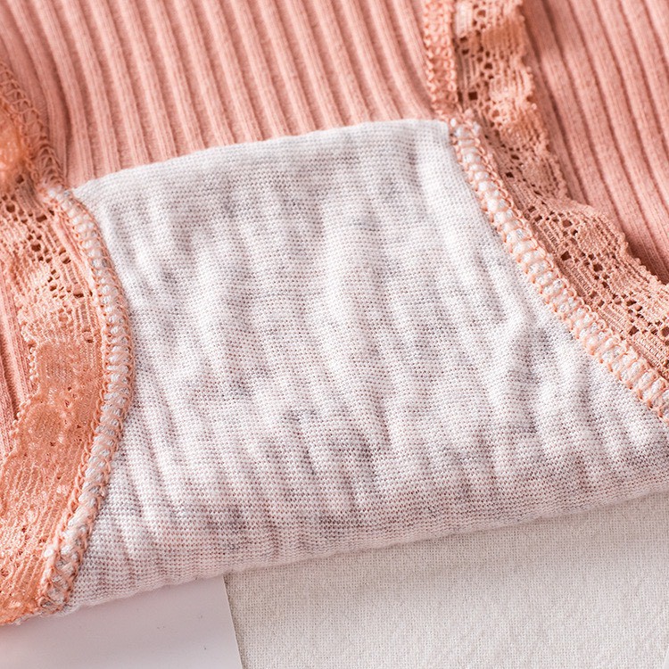 Combo 5 quần tăm tre - Quần lót MUJI viền cạp trong phối ren - cô chủ nhỏ chuyên sỉ | BigBuy360 - bigbuy360.vn