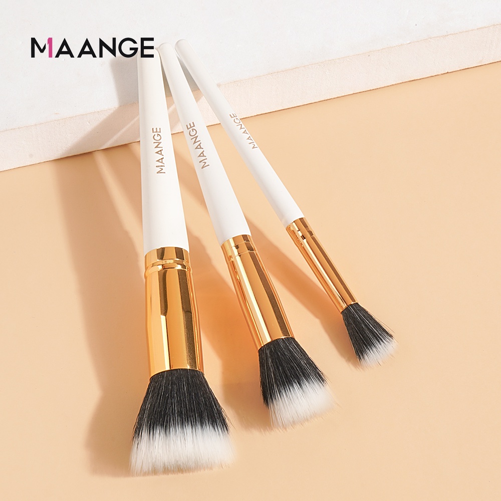 Set 3 cọ trang điểm MAANGE đánh phấn má hồng bắt sáng