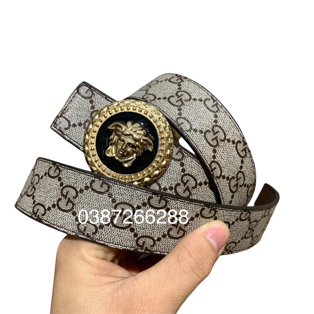 Thắt lưng nam versace, thắt lưng mặt versace, dây nịt nam cao cấp thời trang, VSC001