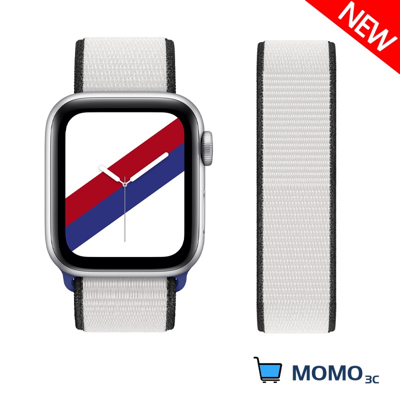 Dây đeo đồng hồ bằng nylon 45mm 44mm 40mm 42mm 41mm cho Apple Watch