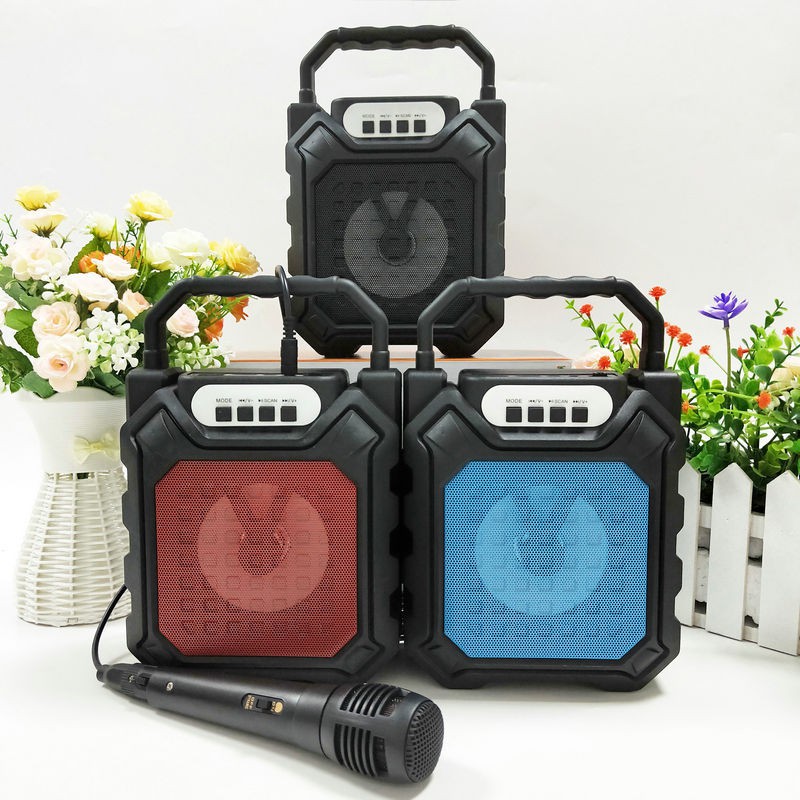 LOA KARAOKE MINI BLUETOOTH XÁCH TAY 5 CHỨC NĂNG, ÂM CỰC HAY - BẢO HÀNH 1 ĐỔI 1 NẾU LỖI