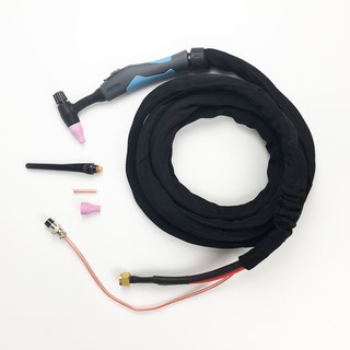 Dây hàn tig tay dẻo điện khí riêng sứ nhỏ QQ150 hàn các góc hẹp khó không nóng dây dẫn khí dài 4m