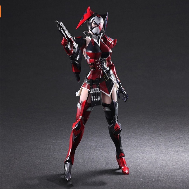 Mô Hình Figure có khớp Harley Quinn y tá chất lượng cao 26cm