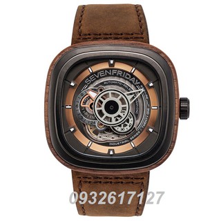 Đồng Hồ Nam SevenFriday SF - P2B/03 - Automatic - Dây Da + Tặng 01 Dây Cao Su