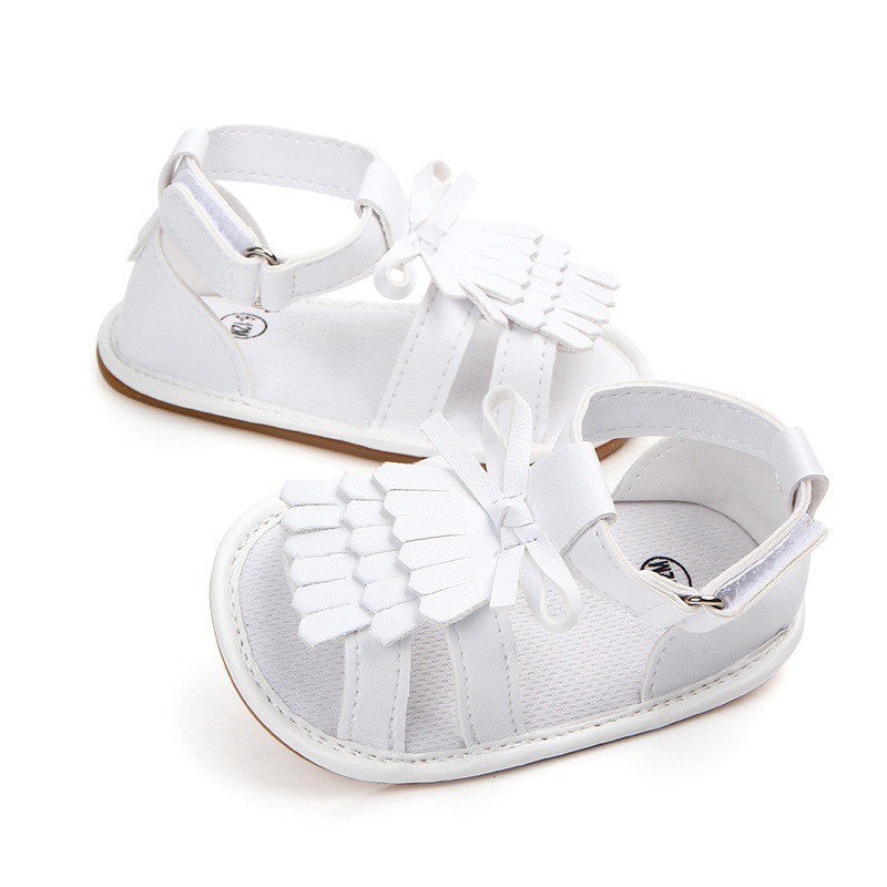 Đôi sandal phối tua rua xinh xắn cho bé gái