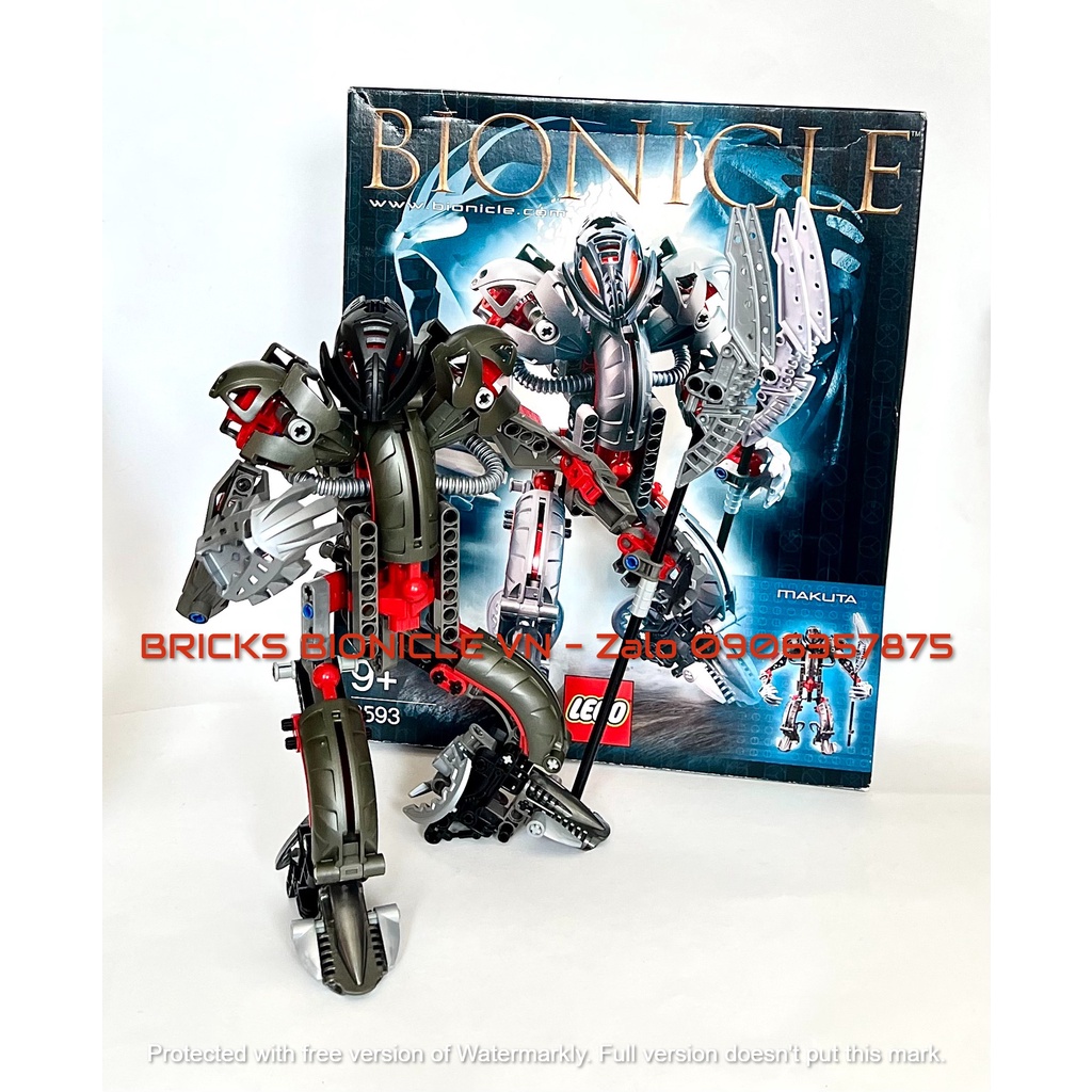 LEGO BIONICLE - ĐỒ CHƠI XẾP HÌNH LEGO BIONICLE - MAKUTA 8593 - CHÚA TỂ BÓNG TỐI