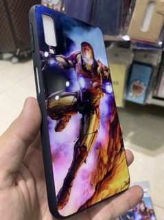 Ốp Samsung A750,A7-2018 dẻo lưng kính