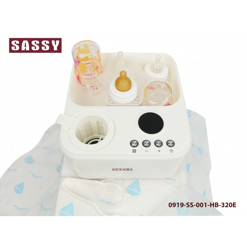 MÁY TIỆT TRÙNG BÌNH SỮA VÀ HÂM SỮA 2IN1 SASSY