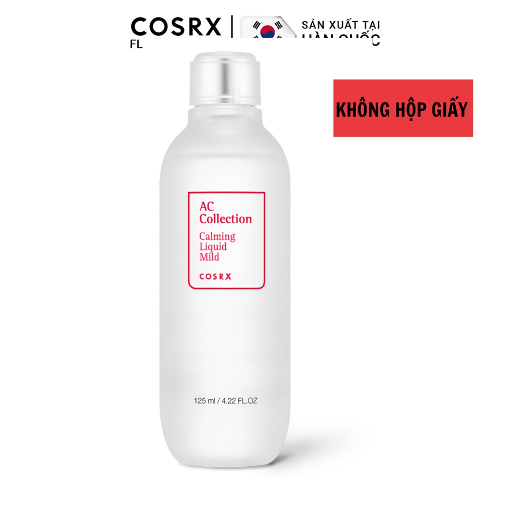 Nước Cân Bằng Da Mụn Và Nhạy Cảm COSRX AC Collection Calming Liquid Mild 125ml [Không hộp - HSD 22/7/2022]