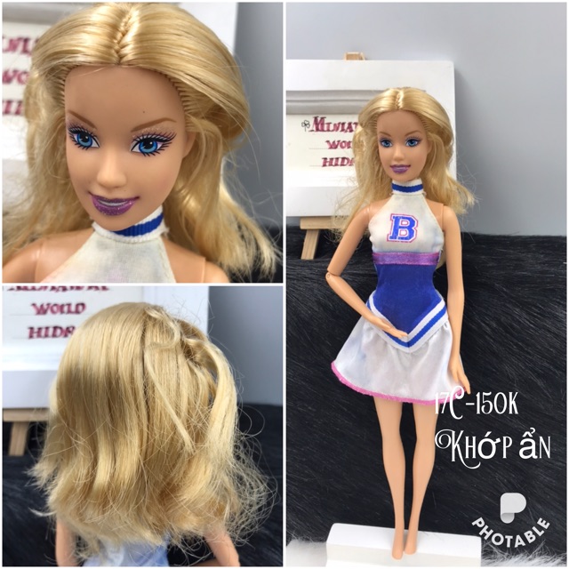 Búp bê Barbie chính hãng. Barbie khớp tay chân. Mã Barbie17