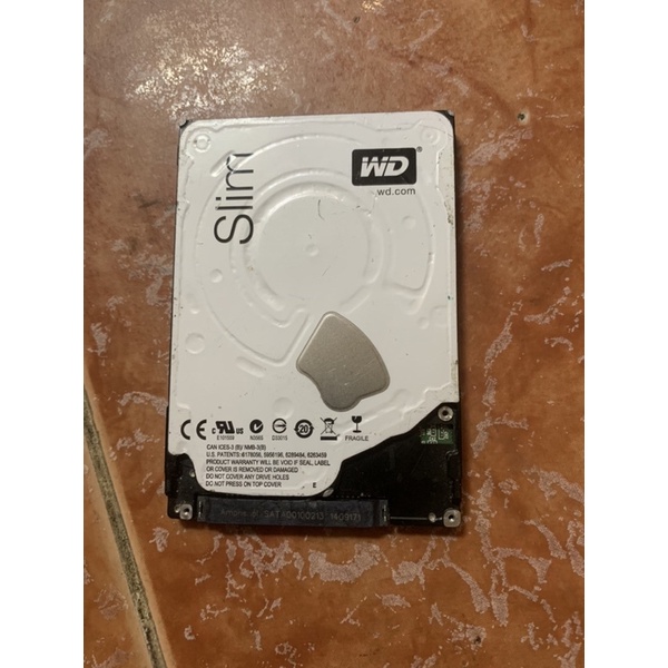 xác hdd laptop lỗi wd blue 1tb wd10spcx 24hwst1 không bảo hành