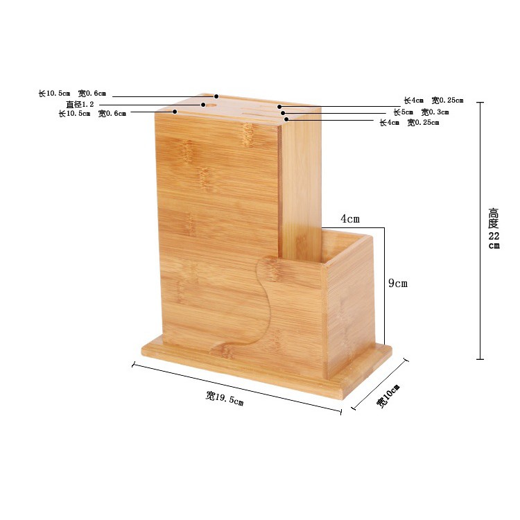 ❤️ Kệ Đựng Dao - Đũa - Thìa Hình Chữ Nhật Bằng Gỗ Tre Tự Nhiên, Cao Cấp - Nội Thất Bếp Xinh | BigBuy360 - bigbuy360.vn