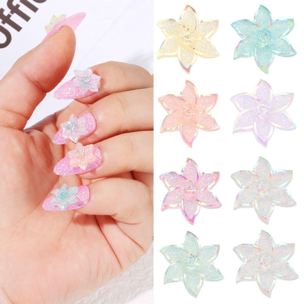 EUCA Set 100 Phụ Kiện Trang Trí Móng Tay Nghệ Thuật Cho Nữ Charms