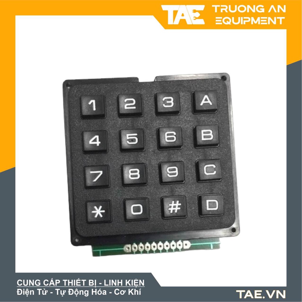Bàn Phím Ma Trận Nhựa Cứng 4x4 Keypad