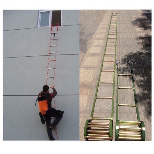 Thang dây thoát hiểm chung cư, nhà cao tầng hai móc lớn
