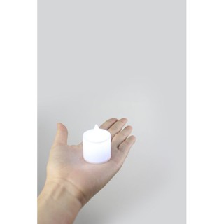 Nến pin tealight 3cm - trắng - nen