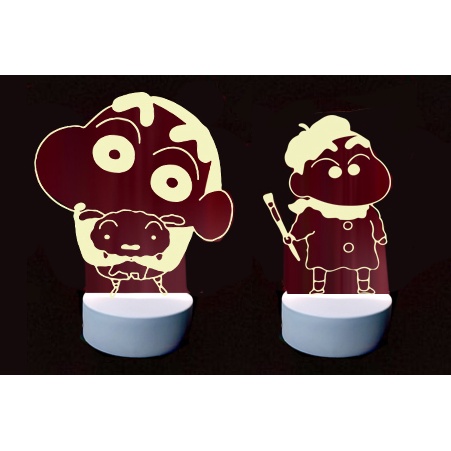 Đèn Led kero ccs trắng L1I1 Đèn Ngủ 3D cute doraemon totoro vô diện chuột vàn shin one piece sumikko jinbeisan usagyuuun