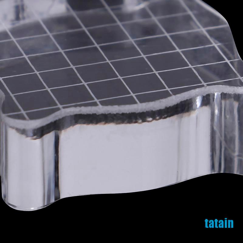 Khối Nhựa Acrylic Trong Suốt 2 Kích Cỡ Dùng Trang Trí Sổ Tay Diy