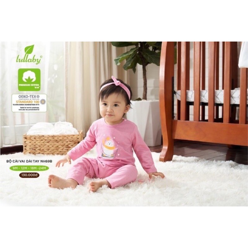 [ HÀNG XẢ] Bộ single kẻ ngang cotton mỏng Lullaby